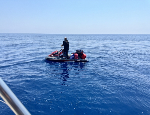 Reis van Corfu naar Dubrovnik, mensenleven gered op volle zee.
